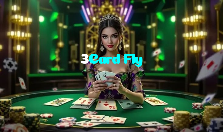 3Card Fly casino presented on mobile device in Pakistan with slots and live games